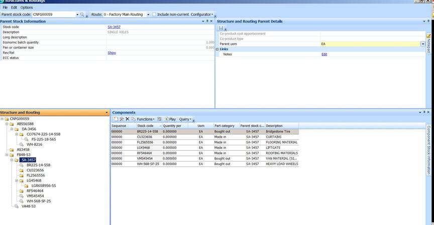 Syspro ERP using CIS Configurator